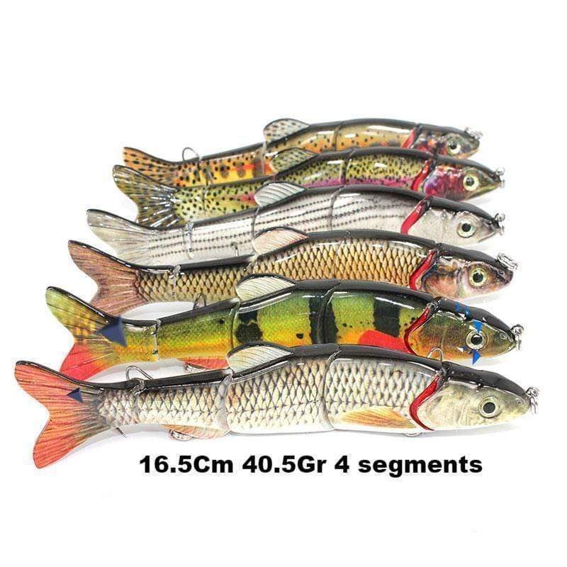 Leurre dur Swimbait 16.5Cm 40.5Gr 4 segments